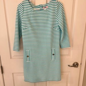 EUC Lilly Pulitzer shift 3/4 sleeve dress